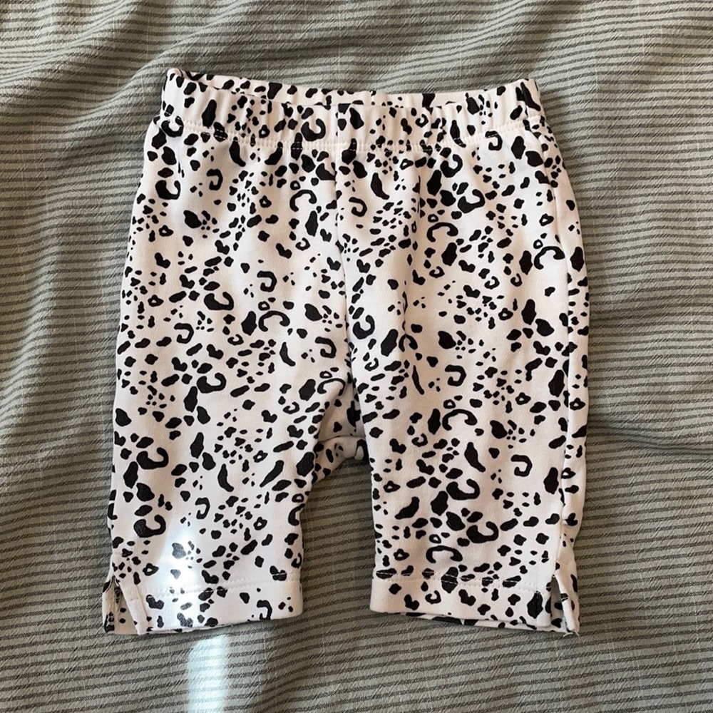 Zara animal print cropped legging